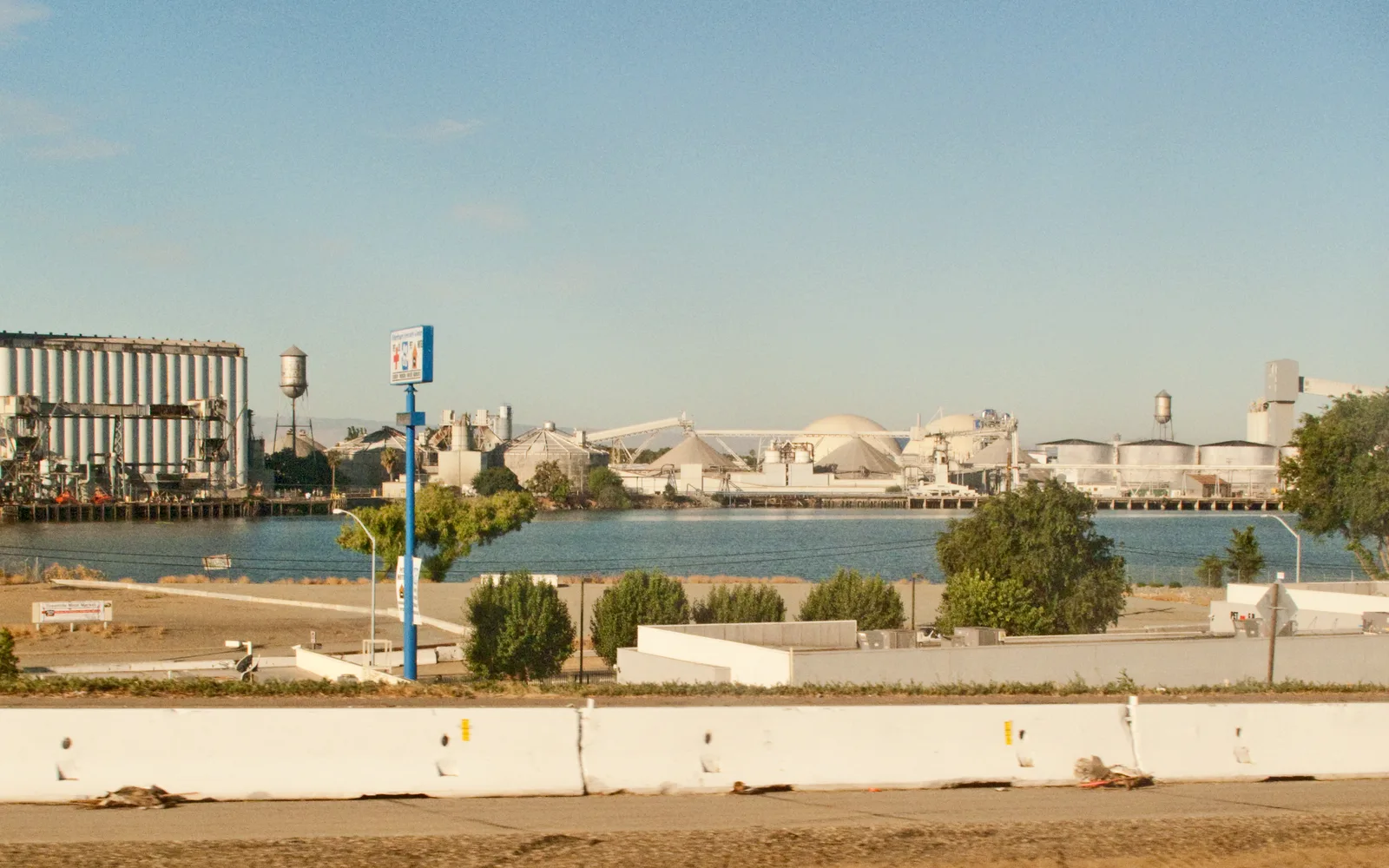 Container and cargo operations at the Port of Stockton on the San Joaquin River